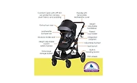 Baby Trend Morph Single to Double Modular Travel System - Dash Grey