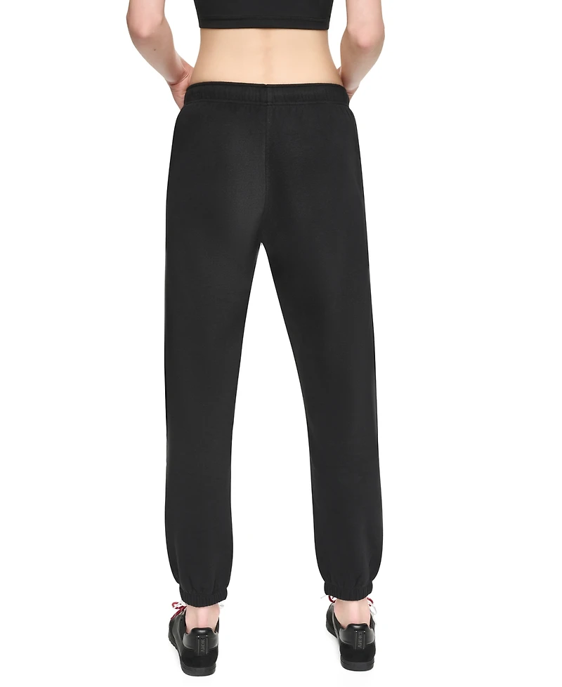 Dkny Sport Women's Stacked Puff Outline Animal Jogger Straight Pants