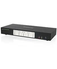 Iogear 4-Port 4K Dual View DisplayPort Kvmp Switch for Pc/Mac