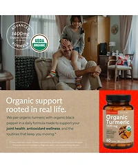 Sunergetic Turmeric Tablets with Black Pepper, 1400mg Per Serving, 60 Count