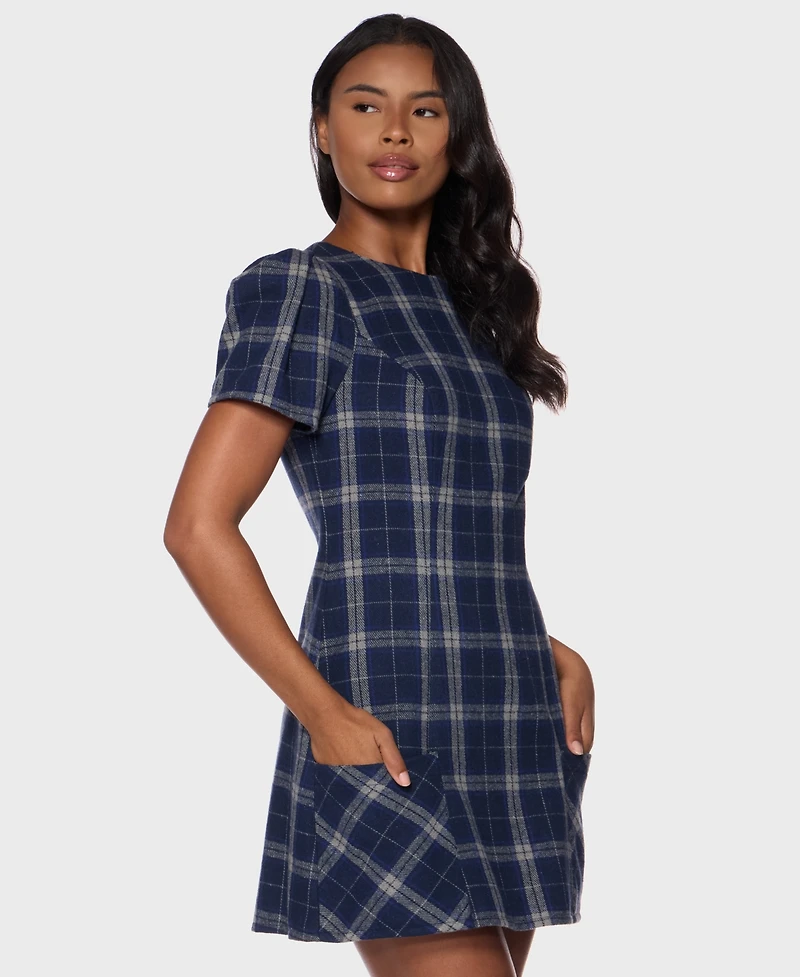 Alex & Sophia Juniors' Crewneck Dress