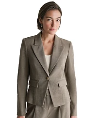 Bcbg Women's Peak-Lapel One-Button Blazer Jacket