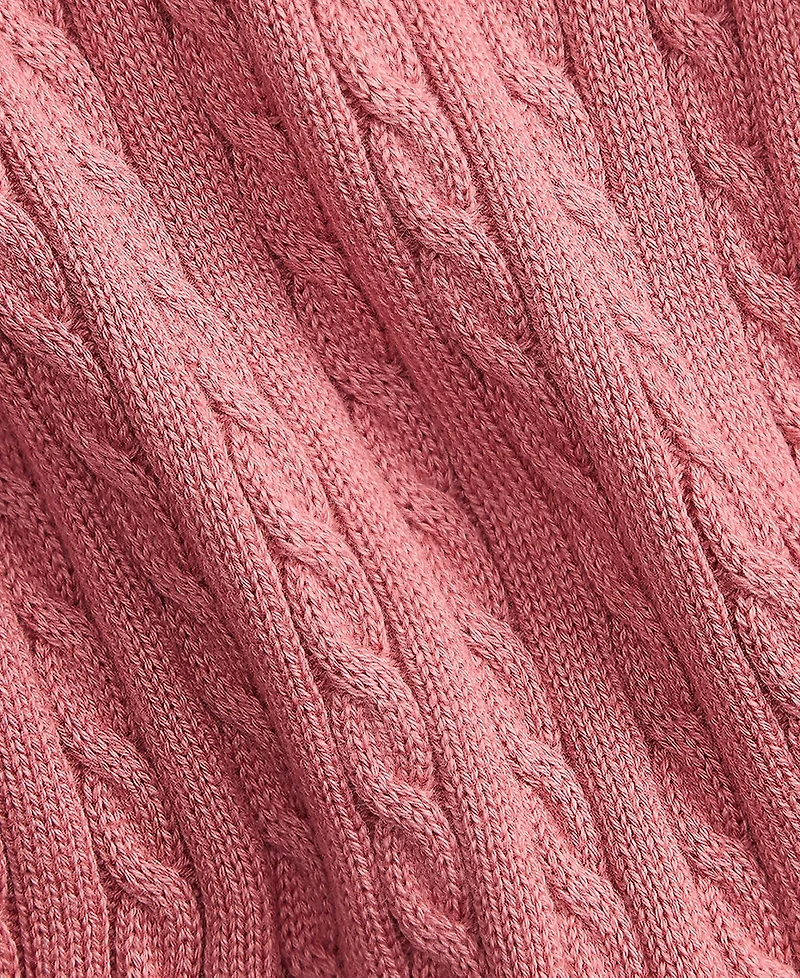 Polo Ralph Lauren Baby Girls' Long-Sleeve Mini-Cable Sweater Dress