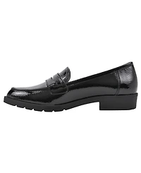 Cliffs by White Mountain Women's Galah Block Heel Loafer