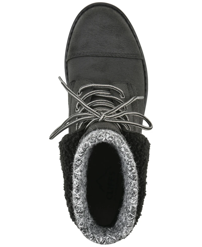 Cliffs by White Mountain Women's Duena Lace-Up Hiker Booties