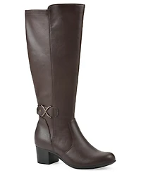 Cliffs by White Mountain Women's Trinidy Block Heel Tall Boots