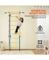 Vevor Wall Gym for Kids 5 in 1 Steel Indoor Kids Gym for Exercise Climbing Toys