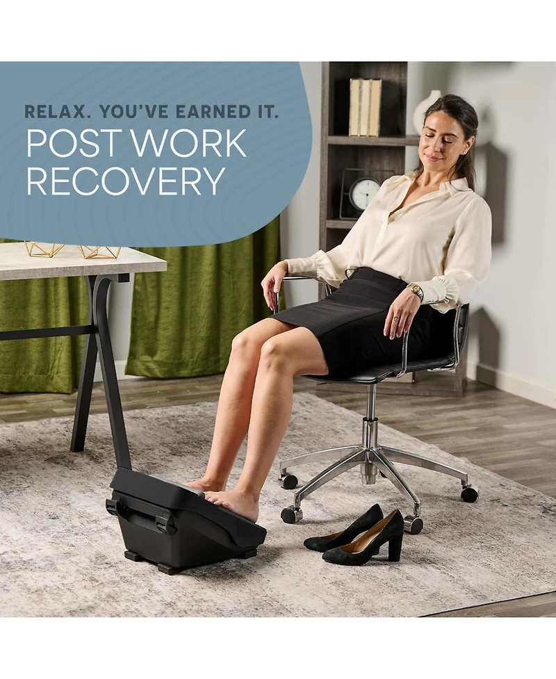 LifePro Foot Massager with Heat for Neuropathy Relief - Soothing Calf & Therapy