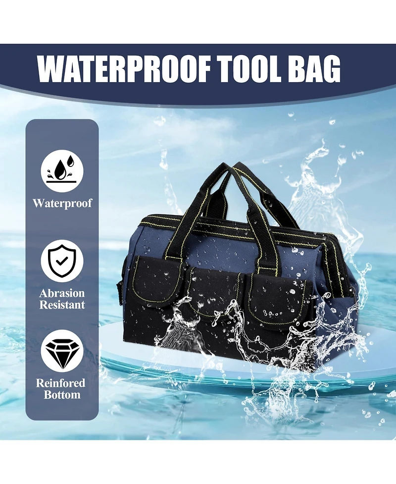 Xdovet Tool Bag Waterproof Organizer Heavy Duty Drill Tote