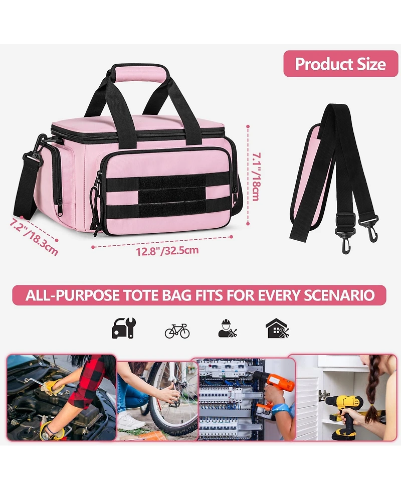 Xdovet Tool Tote Bag Women Electrician Carpenter Repair Organizer