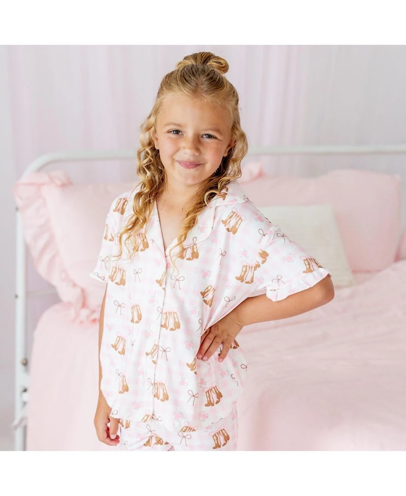 Sweet Wink Little Girls 5-8 Coquette Cowgirl Western Lounge Set