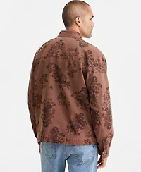 Sun + Stone Men's Floral Canvas Chore Jacket, Macy's Exclusive