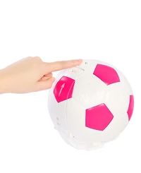 Barbie Roll & Reveal Soccer Player 10.63" Fashion Doll with 8 Surprises, Ages 5+