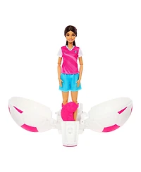 Barbie Roll & Reveal Soccer Player 10.63" Fashion Doll with 8 Surprises, Ages 5+