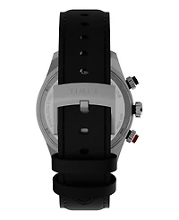 Timex Men's Quartz Analog Black Leather Watch 39mm