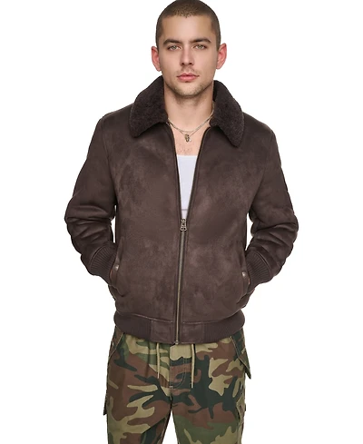 Levis Men's Faux Shearling Bomber Jacket