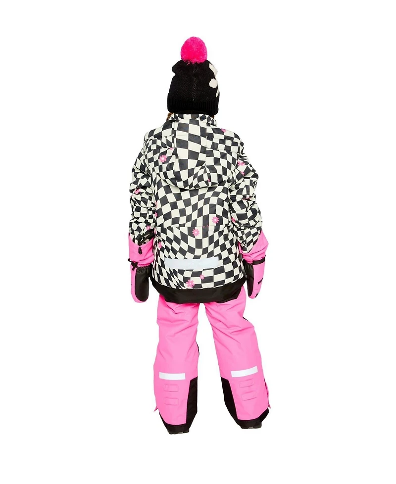 Deux par Toddler Girls (4T-5T) Two Piece Teknik Snowsuit