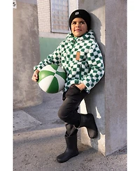 Deux par Deux Boy's (2T-5T) Reversible Mid-Season Jacket