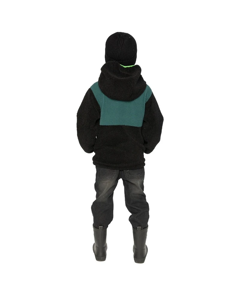 Deux par Deux Little and Big Boy 6 -14 Reversible Mid-Season Jacket