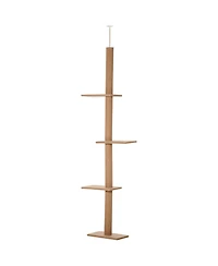 Ruie 4-Level Floor to Ceiling Cat Tree Tower with Sisal Scratching Posts