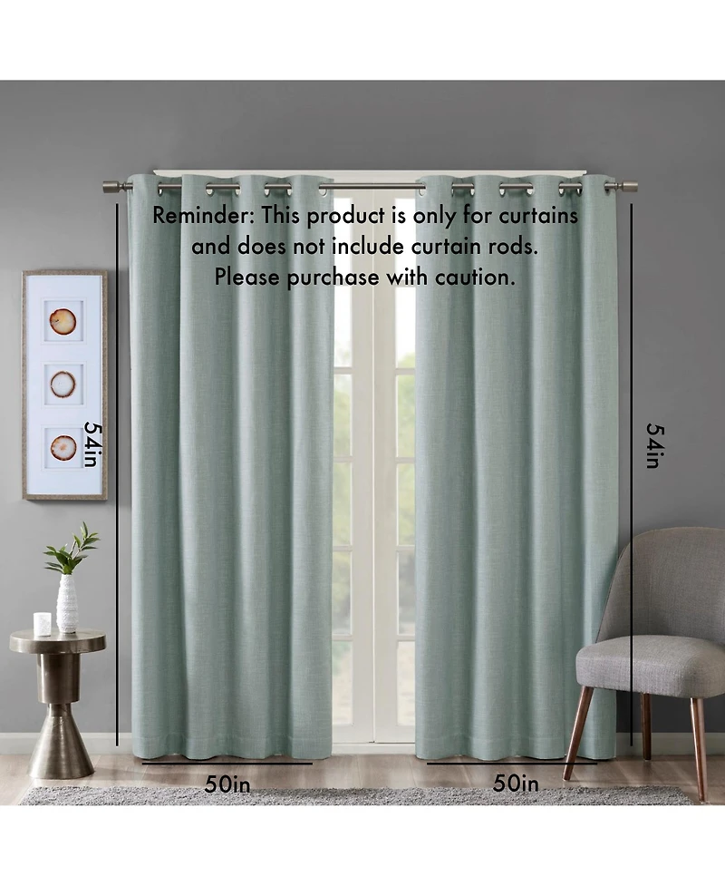 Avobird Printed ed Blackout Grommet Top Curtain Panel (Only 1 Piece Panel)