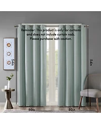 Avobird Printed ed Blackout Grommet Top Curtain Panel (Only 1 Piece Panel)