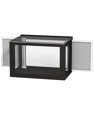 Ruie Window Mounted Outdoor Catio Cat Enclosure with Acrylic Top