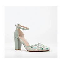 Forever & Always Women's Shoes Lorraine Floral Lace High Heels