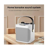 Artudatech 10W Bluetooth 5.3 Dual-Wireless Microphone Karaoke Speaker