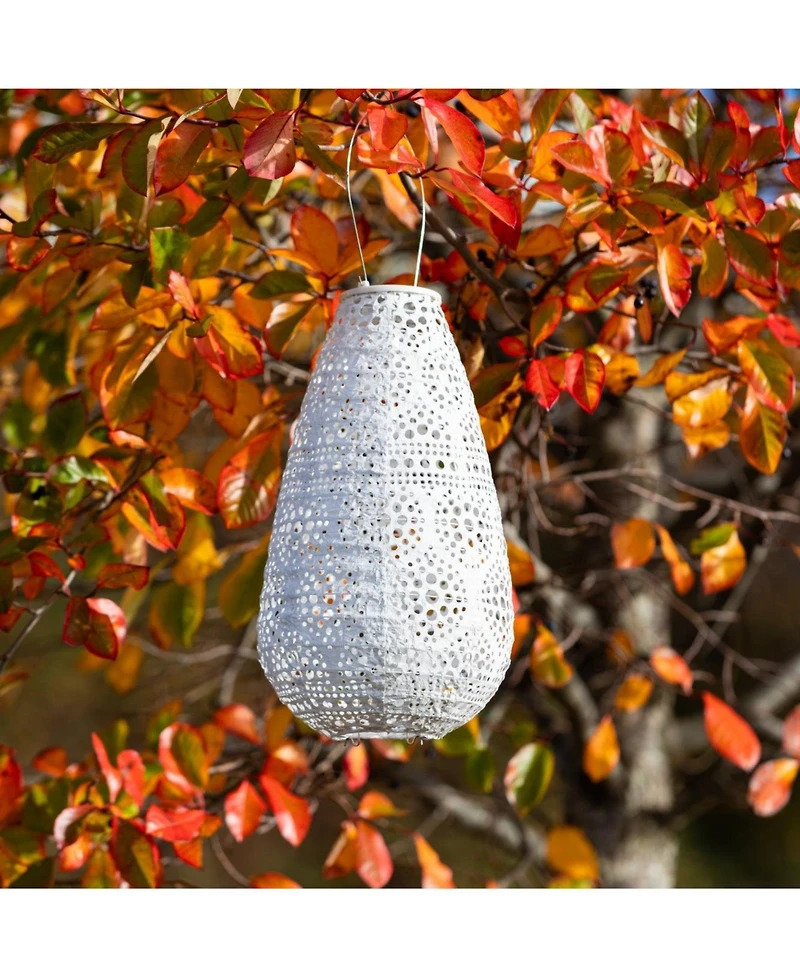 Allsop Home & Garden, Soji Stella - Teardrop Blossom - 14" Solar Lantern