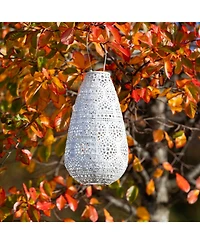 Allsop Home & Garden, Soji Stella - Teardrop Blossom - 14" Solar Lantern