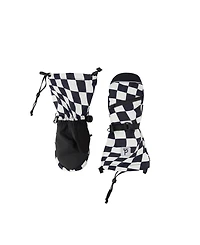 Deux par Toddler Boy 2-5 Teknik Winter Mittens Checkered Print