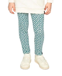 Deux par Little and Big Girl (6-12) Cotton Leggings Daisy Print
