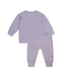 Deux par Baby Girl 3M To 24M Cotton Pants and Top Set