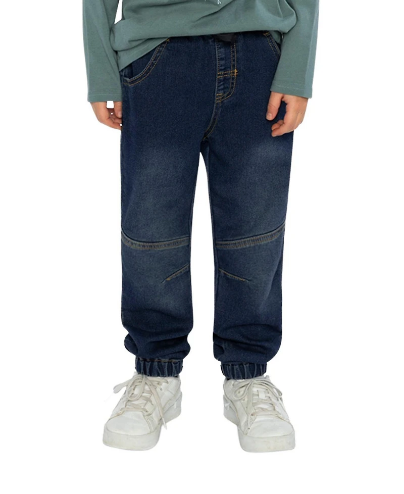 Deux par Toddler Boy (2T-5T)French Terry Denim Jogger Pants