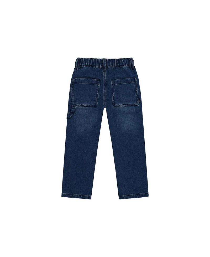 Deux par Toddler Boys (2T-5T)French Terry Denim Pants