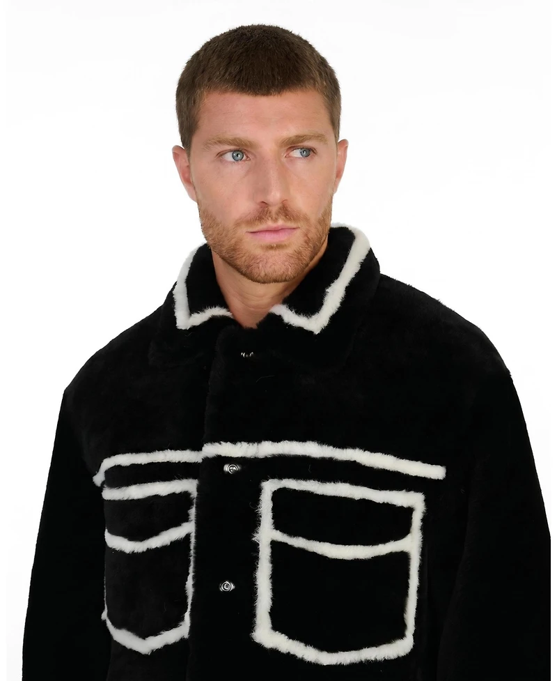 Furniq Uk Men's Ashton Shearling Jacket