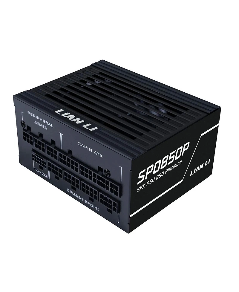 Lian-Li SP850P 850W Sfx Fully Modular Atx 3.1 Power Supply Compatible with Next-Generation GPUs and Standard Pc Builds