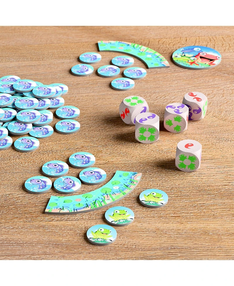 Haba Froggos 100-Piece Dice Game, Ages 6+
