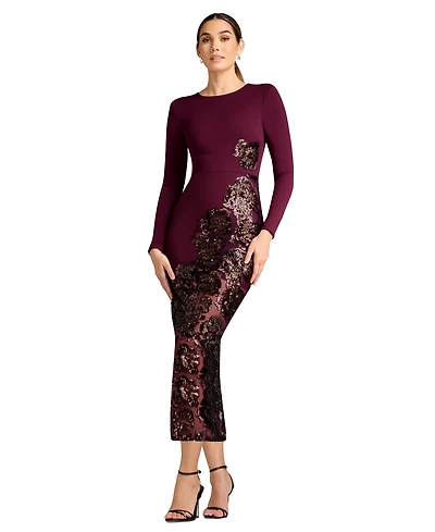 Dress the Population Women's Mara Bodycon Long Sleeve