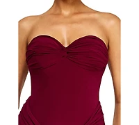 Alex & Sophia Juniors' Sweetheart-Neck Dress