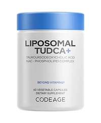 Codeage Liposomal Tudca Plus 600 Milligram, Nac N-Acetyl-l-Cysteine, Liposomal Delivery, Non-gmo, 60 Count