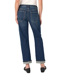 Liverpool Los Angeles Women's Sloane Low-Rise Cuffed Boyfriend Jeans