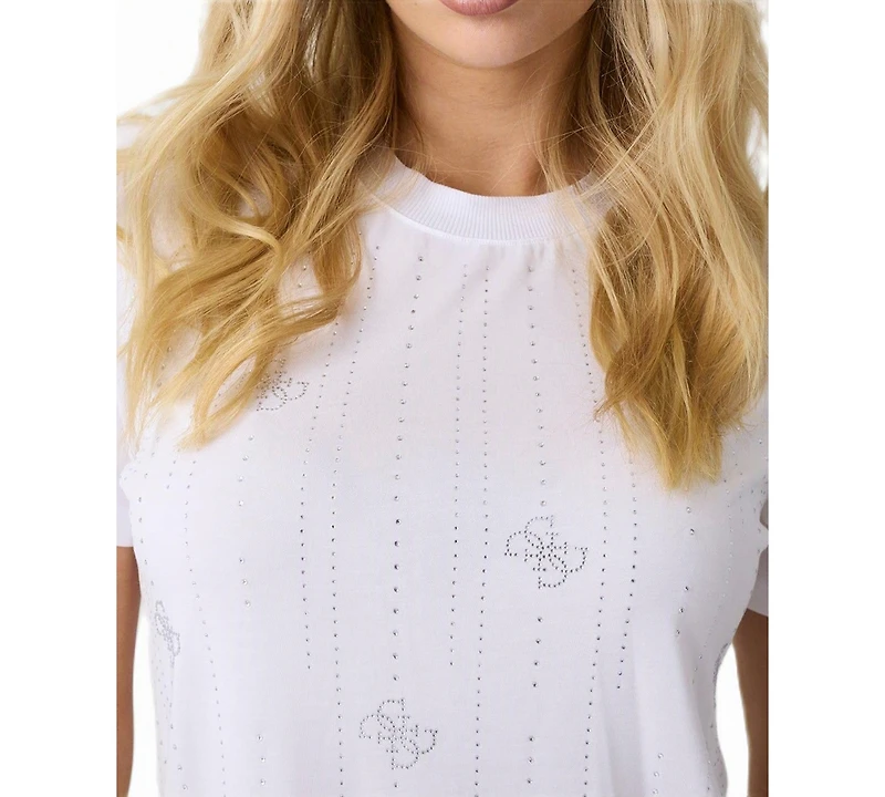 Guess Women's Short-Sleeve Crewneck T-Shirt