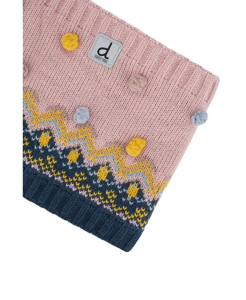 Deux par Deux Toddler Girl(2-4) Winter Knit Neckwarmer