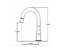 Busdays 8 Inch Widespread Bathroom Faucet 2 Handle 3 Hole with 360 Pull Down Sprayer and Pop Up Drain