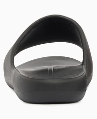A|X Armani Exchange Men's Corporate Logo Bubble Slide Sandals