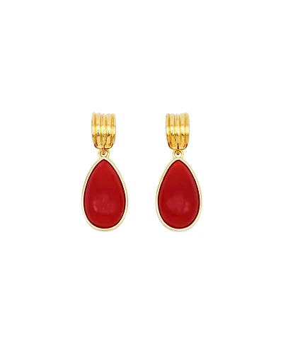 Petit Moments Hoop Tear Drop Earrings