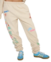 Mayfair Juniors' Angels Lead Graphic Pull-On Jogger Pants