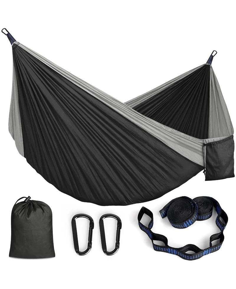Piscifun Heavy Duty Camping Hammock 700lbs Capacity With Tree Straps Carry Bag Portable Outdoor
